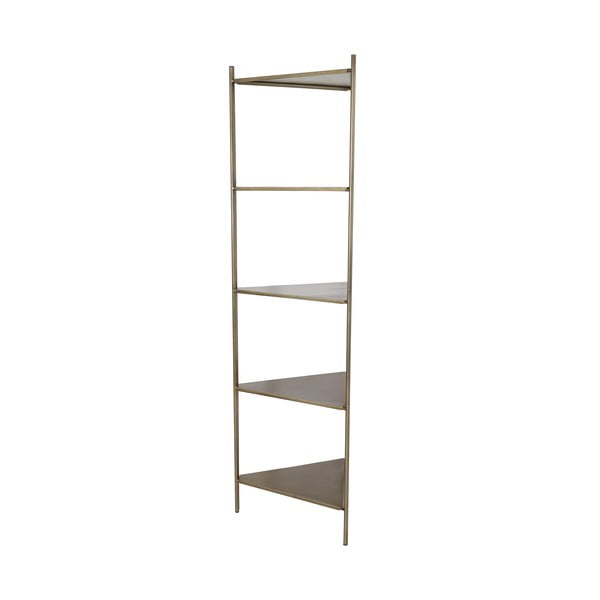 Metalowy regał w kolorze złotym 58,5x200 cm Display – Light & Living-image-1