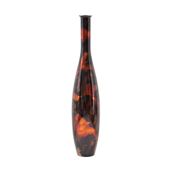 Brązowy wazon ze szkła z recyklingu Mauro Ferretti Ares, wys. 100 cm