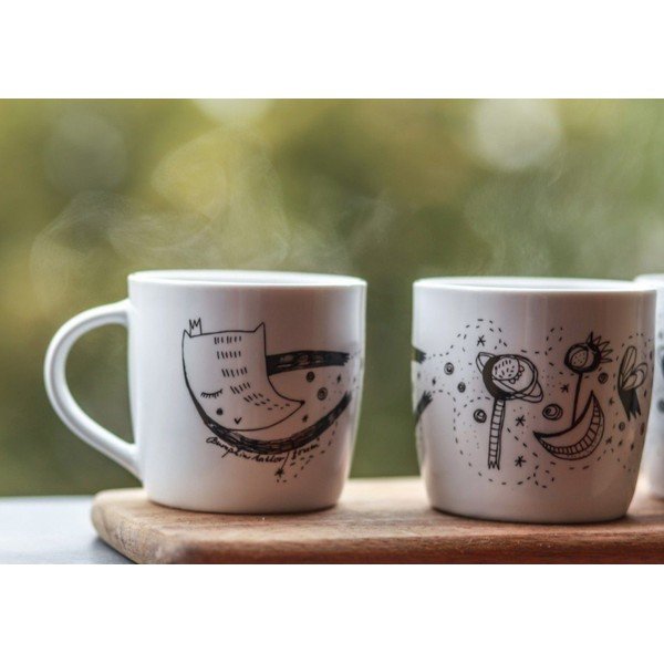Biały porcelanowy kubek 260 ml Domov tu – Bonami-image-2