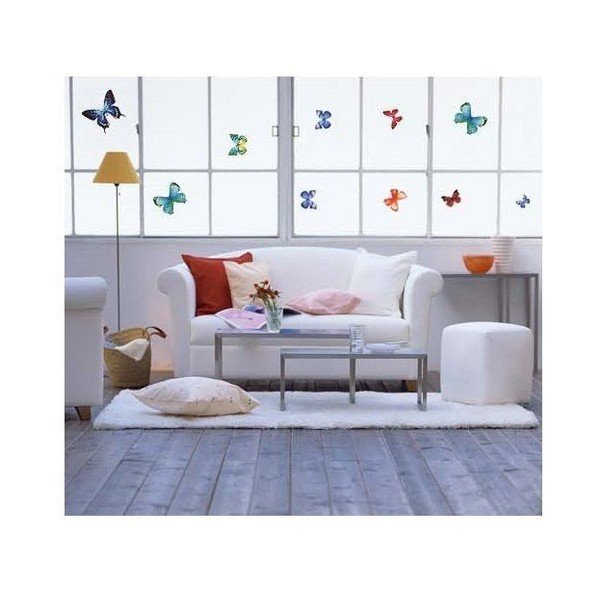 Komplet 26 sztuk naklejek Ambiance Exotic Butterflies-image-3