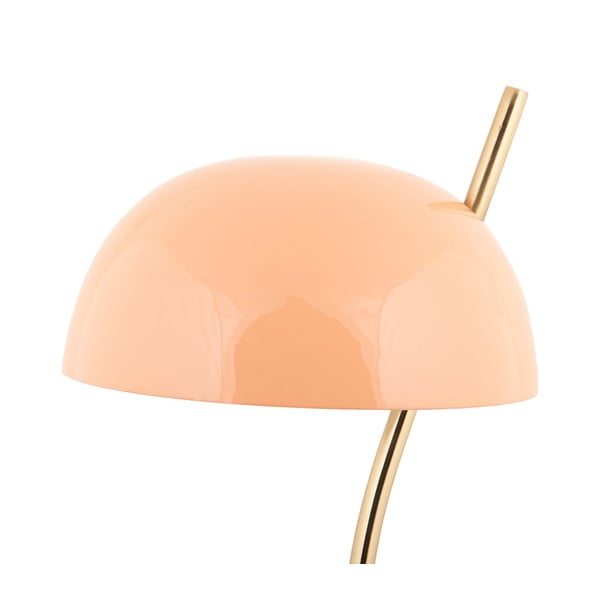 Łososiowa lampa stołowa z metalowym kloszem (wysokość 55 cm) Vivo – Leitmotiv-image-2