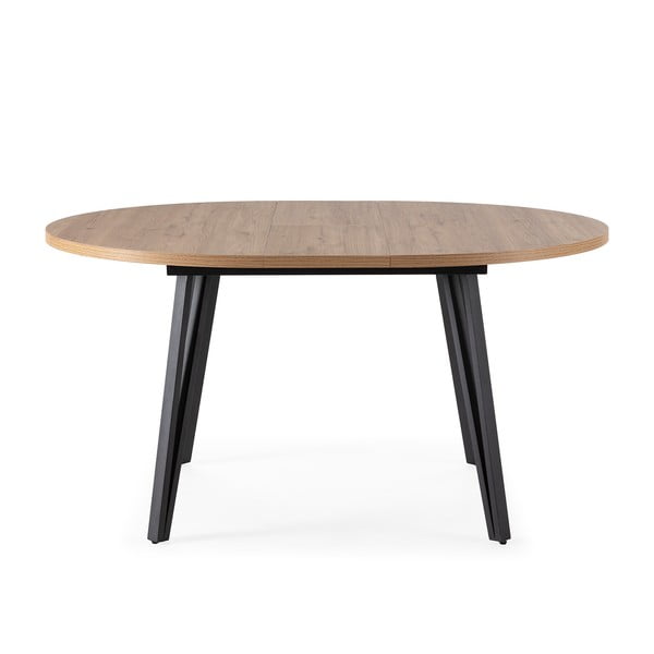 Okrągły rozkładany stół w naturalnym kolorze ø 120 cm Cleo – Marckeric-image-3