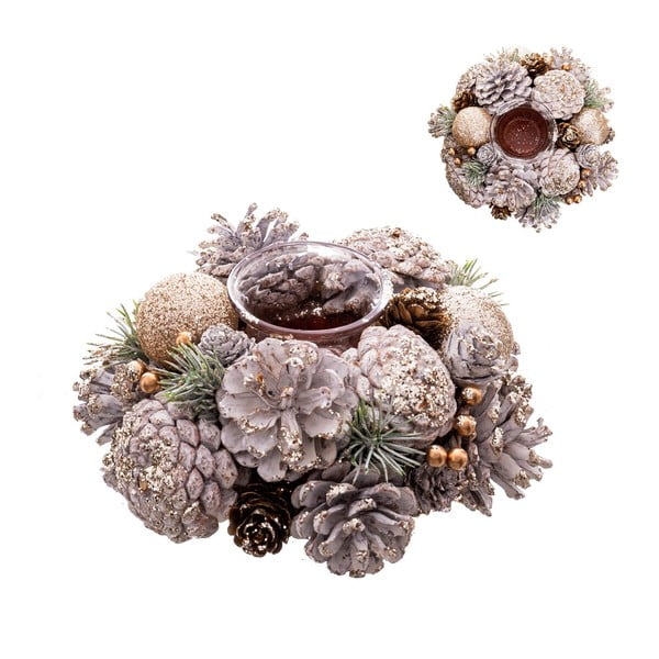 Plastikowo-szklany świecznik – Casa Selección-image-1