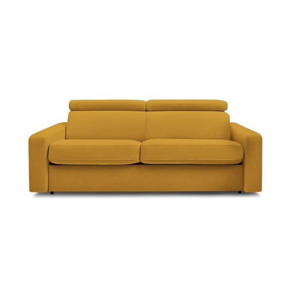 Musztardowa rozkładana sofa 195 cm Monaco – Bobochic Paris