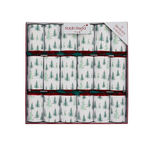 Crackery świąteczne zestaw 12 szt. Green Pine Tree – Robin Reed