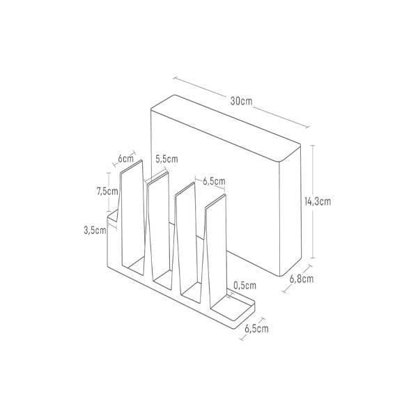 Metalowy stojak na przybory kuchenne Tower – YAMAZAKI-image-4