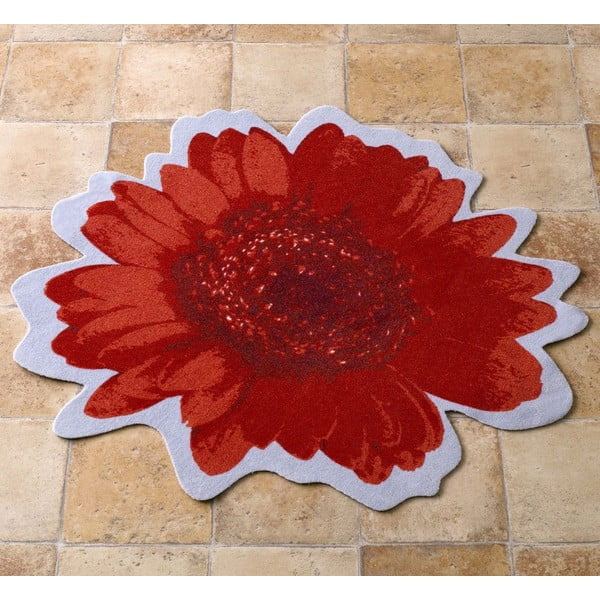 Dywan Special - czerwony kwiat, 100 cm