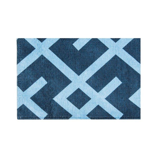 Niebieski dywan Floorita City Loft Labirinth, 130x190 cm-image-3