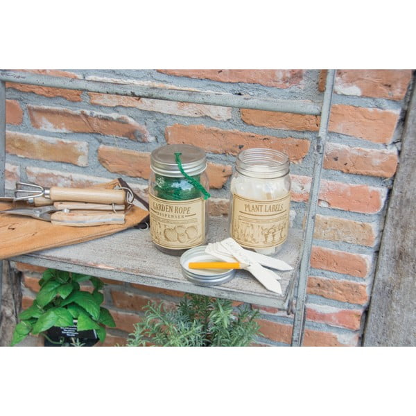 Komplet 40 etykiet ogrodowych z drewna topoli w słoiku Esschert Design Heal, 400 ml-image-3