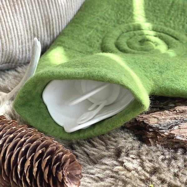 Termofor z pokrowcem ze 100% wełny merino Classic – Hugo Frosch-image-1