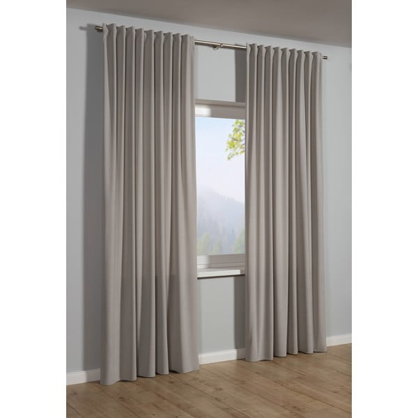 Szara zasłona 135x245 cm Kord – Sehlbach-image-1