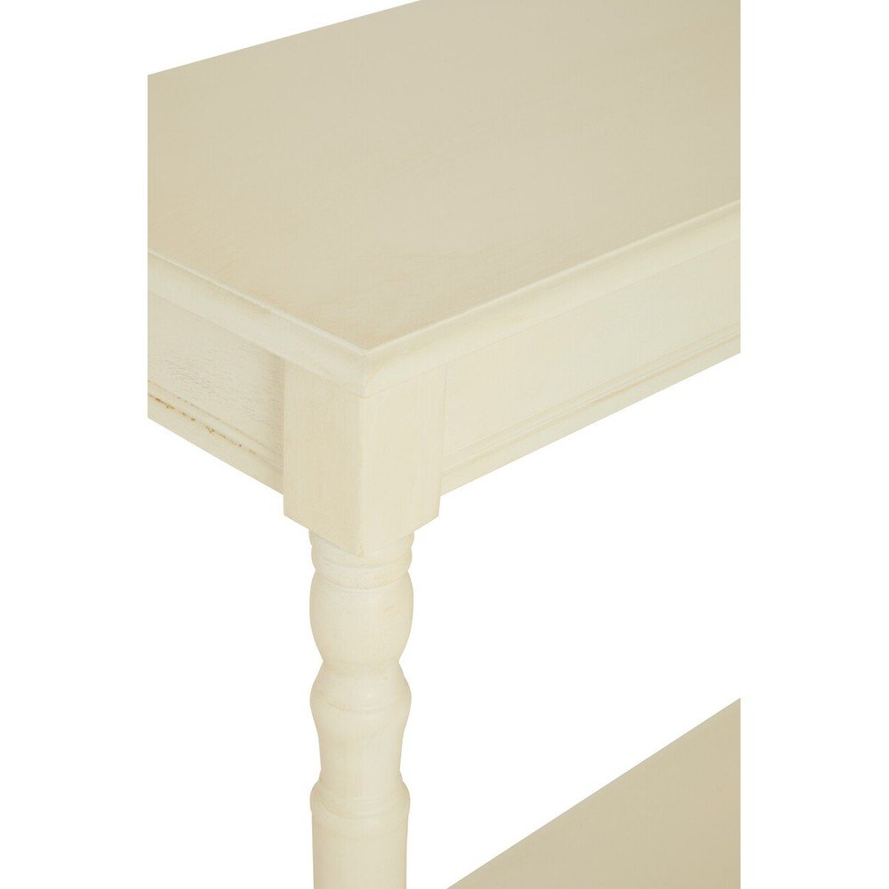 Konsola z litego drewna sosnowego w kolorze kości słoniowej 30x80 cm Heritage – Premier Housewares (zdjęcie 6)