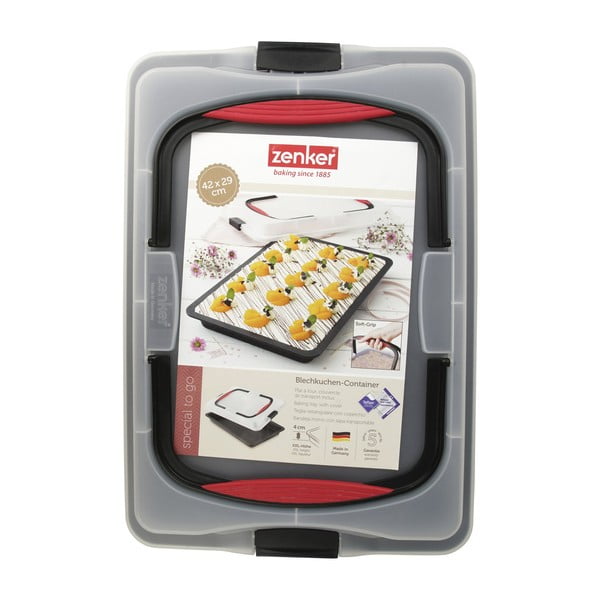 Blaszka z pokrywką do przenoszenia Zenker To Go, 42x29 cm-image-4