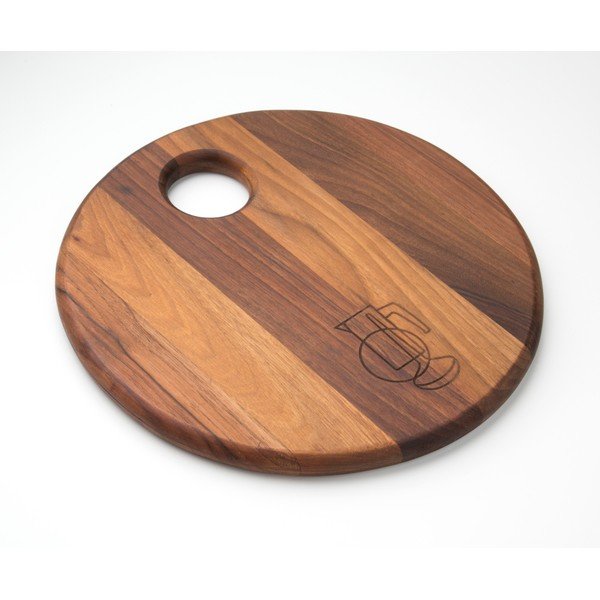 Deska do krojenia z drewna orzechowego Steel Function, 28 cm-image-1