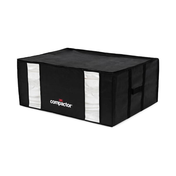 Czarny pojemnik na ubrania Compactor XXL Black Edition 3D Vacuum Bag, 210 l