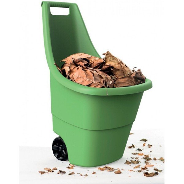 Zielony plastikowy kosz ogrodowy Easy go – Keter-image-2