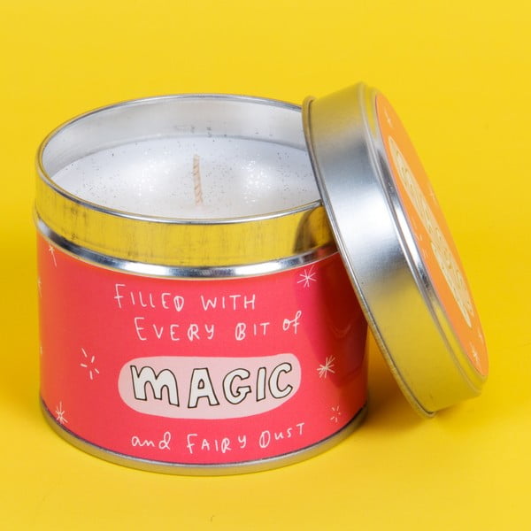 Świeczka o zapachu truskawek Happy News Magic Candle, 35 h