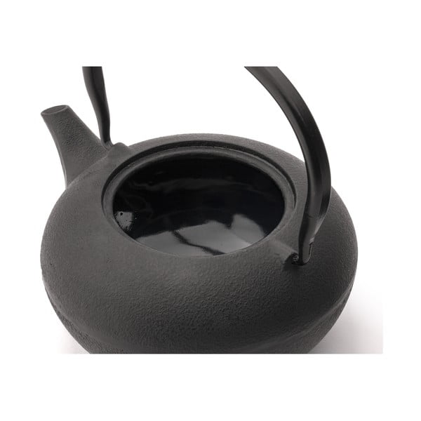 Biały/czarny porcelanowy/żeliwny serwis do herbaty Shanxi – Bredemeijer-image-1