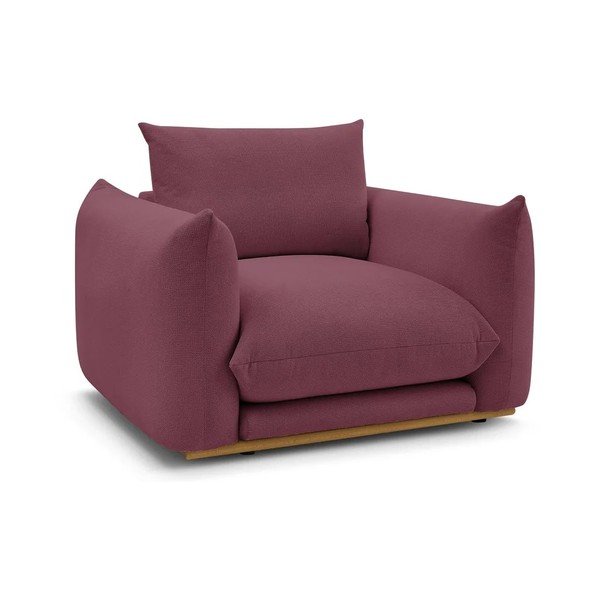 Bordowy fotel Ernest – Bobochic Paris