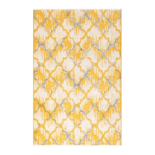 Żółto-beżowy dywan dwustronny Vitaus Hanna, 125x180 cm