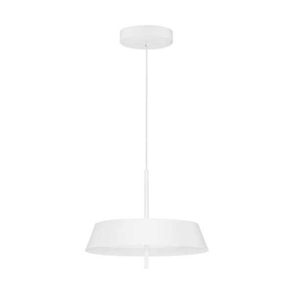 Biała aluminiowa lampa wisząca LED ze ściemniaczem ø 45 cm Velio – Nova Luce