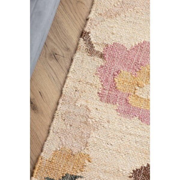 Kremowy dywan z juty tkany ręcznie 160x230 cm Roya Violette – Elle Decoration-image-4