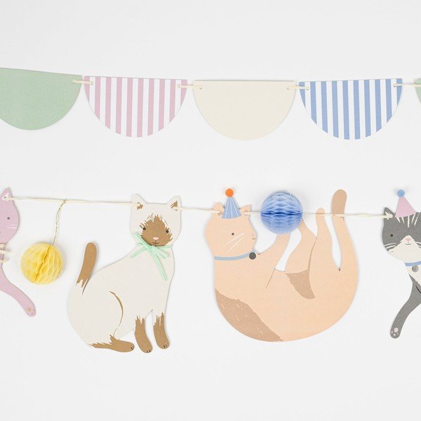 Girlanda Cute Kittens – Meri Meri-image-1