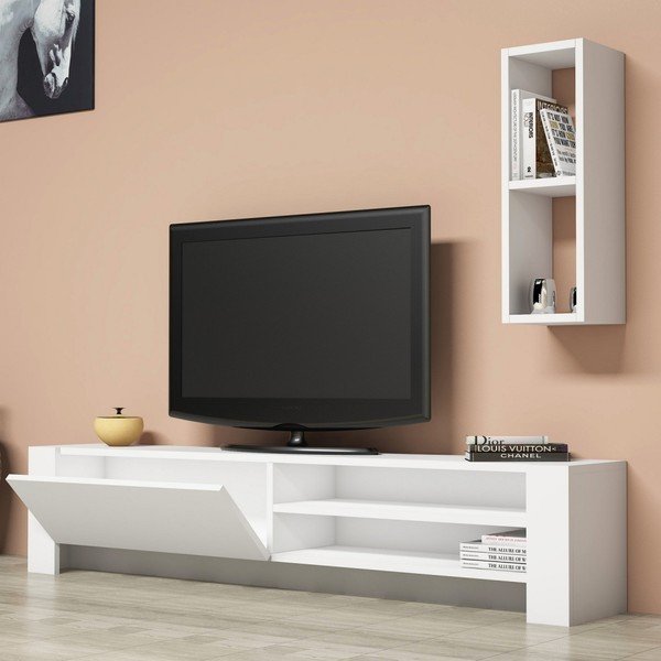 Biała szafka pod TV Naz-image-3