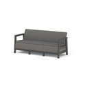 Szara sofa ogrodowa Scandi Linea – Keter