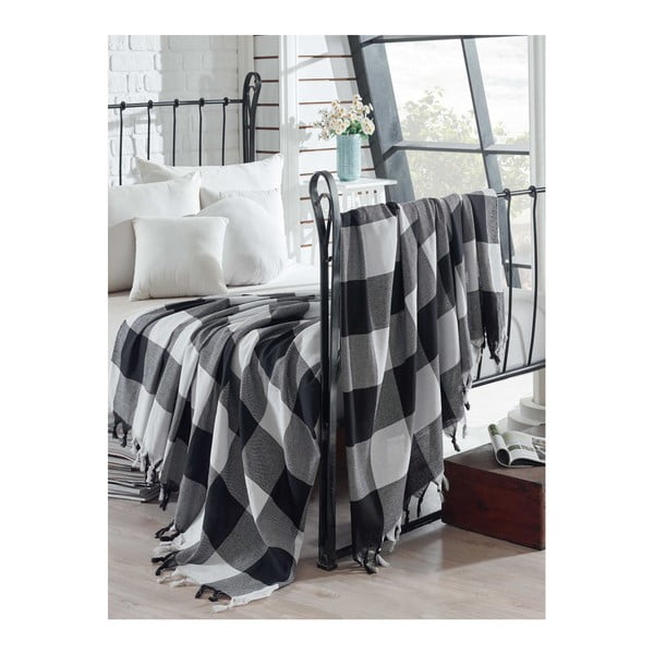 Lekka narzuta bawełniana na łóżko Dama, 200x240 cm