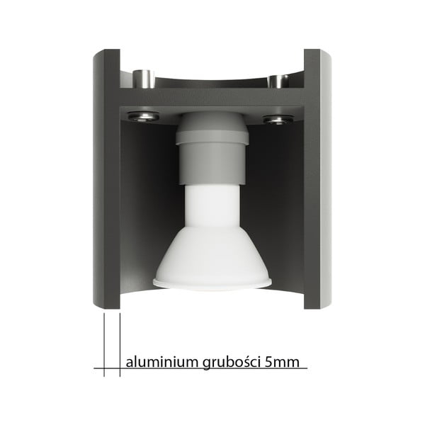 Biała lampa sufitowa z metalowym kloszem Vulco – Sollux-image-3