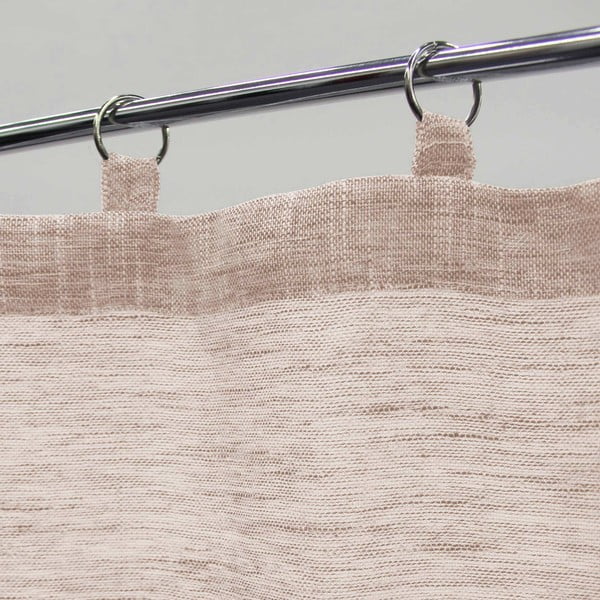 Beżowe firanki z woalu zestaw 2 szt. 60x90 cm Milza – douceur d'intérieur-image-1