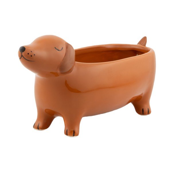 Ceramiczna osłonka na doniczkę Sausage Dog – Sass & Belle