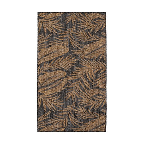 Czarny/brązowy dywan odpowiedni na zewnątrz 60x100 cm Mira 1451 – Ayyildiz Carpets