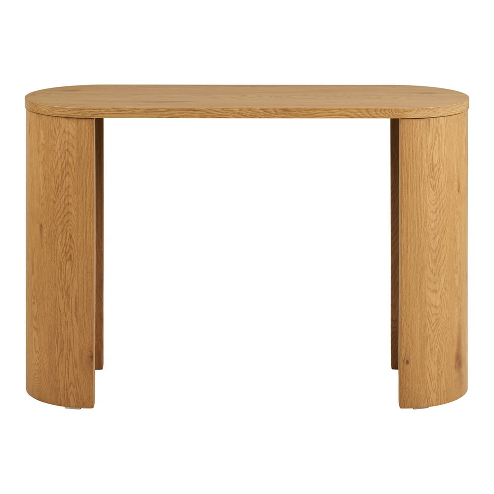 Konsola w dekorze dębu w naturalnym kolorze 38x114 cm Bibione – House Nordic (zdjęcie 3)