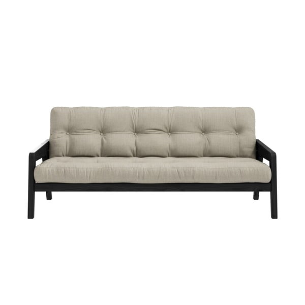 Wielofunkcyjna sofa Karup Design Grab Black/Linen Beige