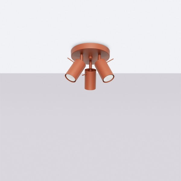 Ceglasta lampa punktowa Etna – Sollux-image-2