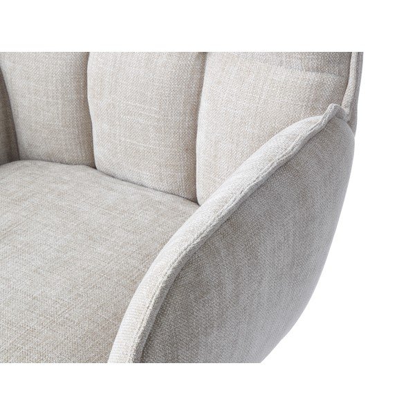 Kremowe tapicerowane fotele jadalniane zestaw 2 szt. Marilla – Unique Furniture-image-1