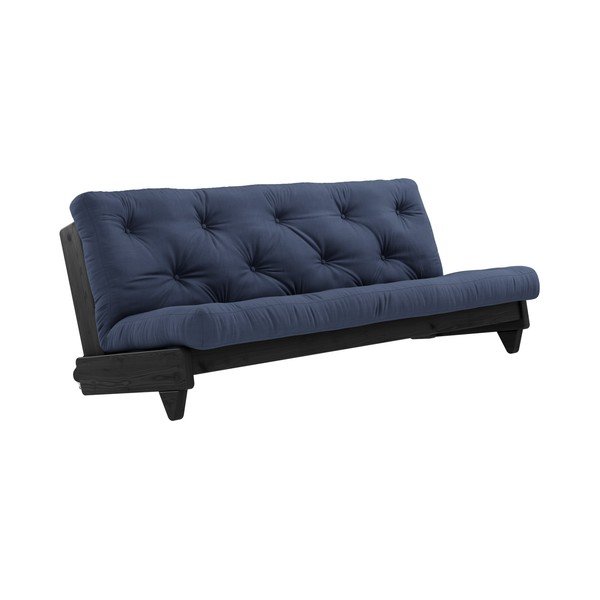 Sofa rozkładana z ciemnoniebieskim pokryciem Karup Design Fresh Black/Navy-image-1