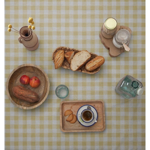 Obrus Really Nice Things Yellow Vichy, 140x200 cm-image-2