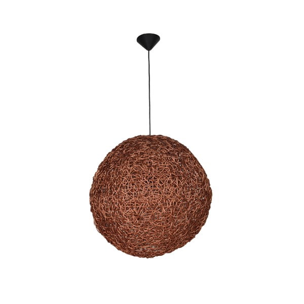 Lampa wisząca z koboo ratanu HSM Collection Luna, średnica 60 cm