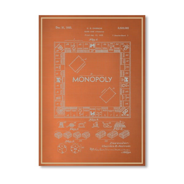 Plakat Darrow Monopoly, 30x42 cm