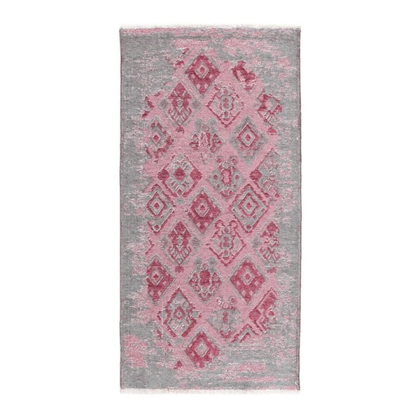 Różowo-szary dywan dwustronny Homemania Maleah, 77x200 cm