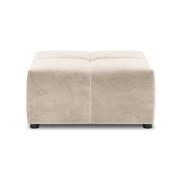 Beżowy moduł aksamitnej sofy Rome Velvet – Cosmopolitan Design-image-2