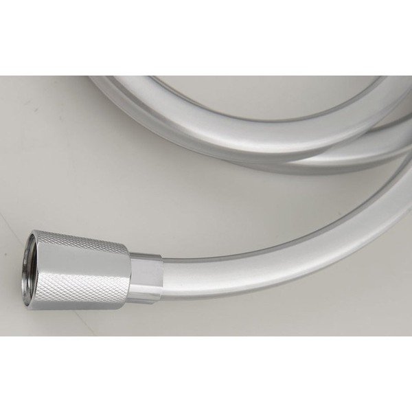 Plastikowy wąż prysznicowy w kolorze srebra Quadroflex – Sapho-image-1