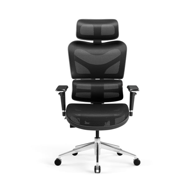 Czarne krzesło biurowe V-Commander – Diablo Chairs-image-2