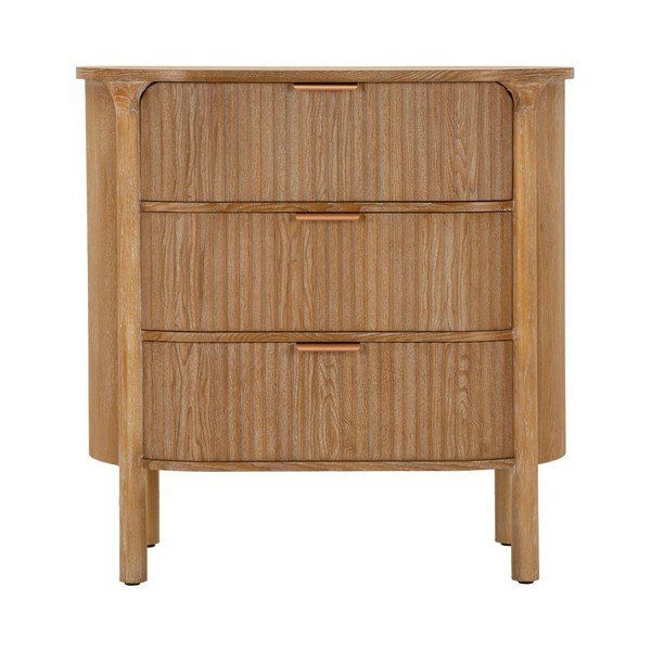 Komoda z litego drewna jodłowego w naturalnym kolorze 80,5x82x47 cm Gothenburg – Mauro Ferretti