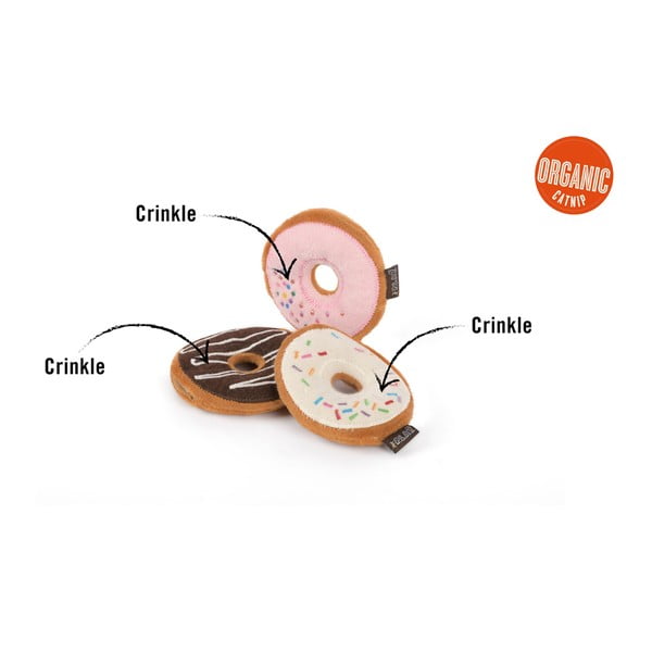 Zabawki dla kota zestaw 3 szt. Donuts – P.L.A.Y.-image-4