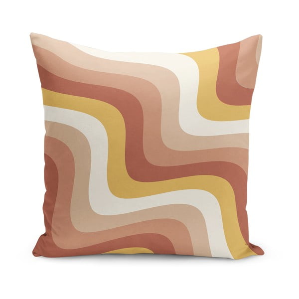 Poszewka na poduszkę 43x43 cm Creamy Strawberry Swirl – Mila Home