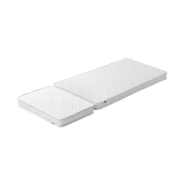 Materac do regulowanego łózka dziecięcgo Flexa White Junior, 70 x 140/190 cm